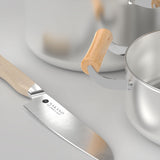 Stainless Steel Pots + White Ash Knife